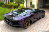2011-2022 Lamborghini Aventador Style Carbon Fiber Front Lip Carbonado (DM) Fits:LP700, LP720, LP740, LP750SV, Coupe and Roadster