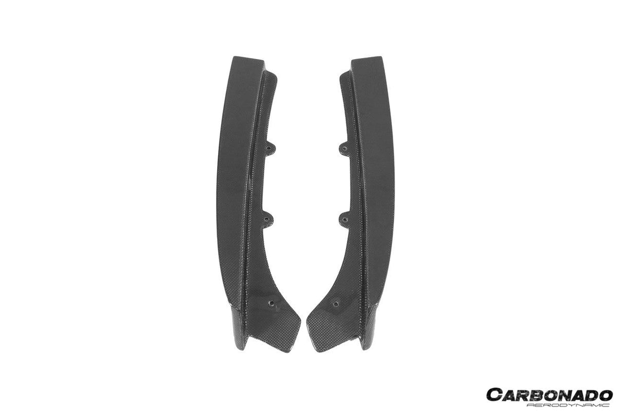 2011-2019 BMW 3 Series F30  F35 M-Tech GV Carbon Fiber Rear Lip with Diffuser   Caps