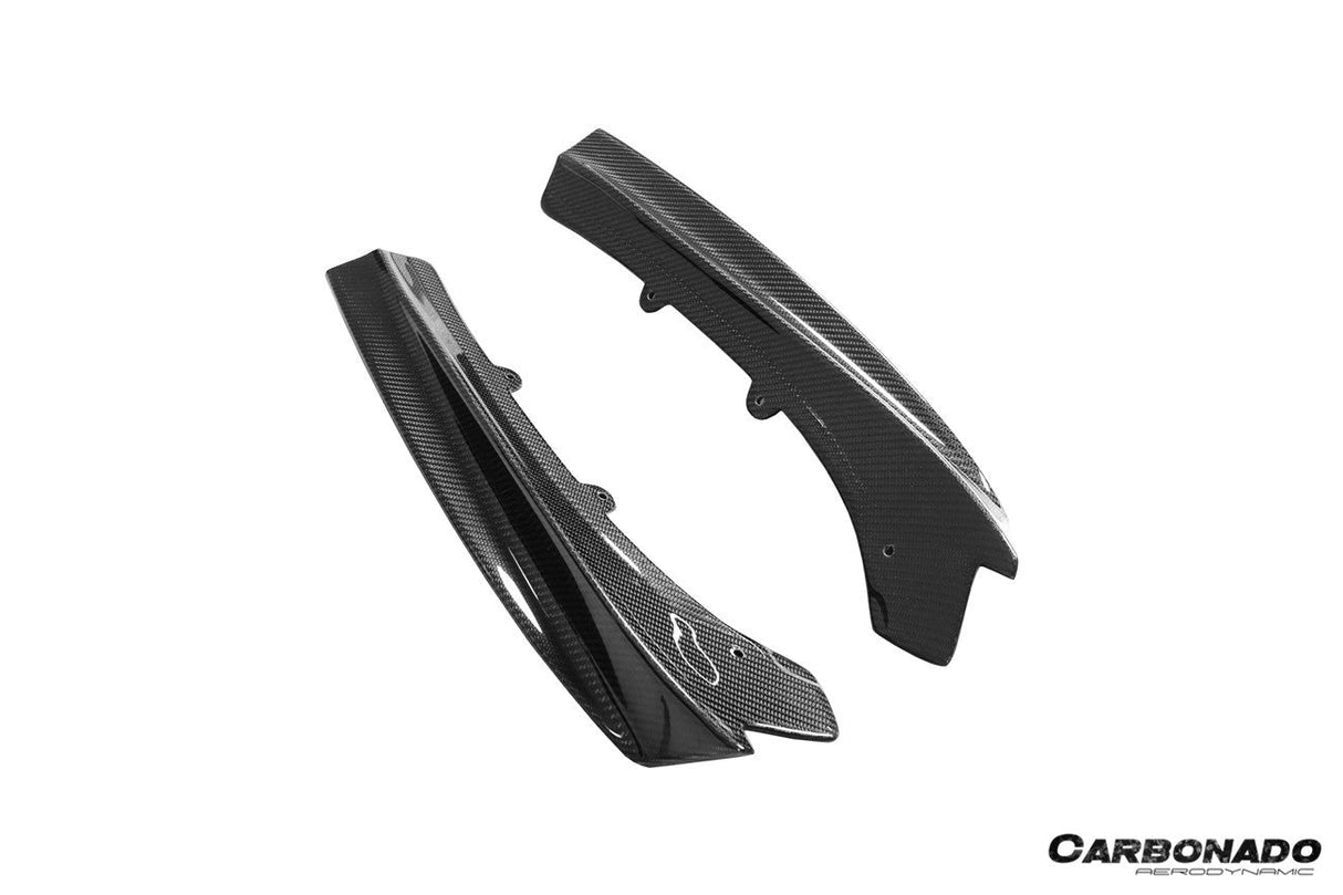 2011-2019 BMW 3 Series F30 F35 M-Tech GV Style Carbon Fiber Rear Lip with Caps