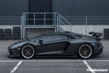 2011-2021 Lamborghini Aventador Coupe CA Style Carbon Fiber Engine Hood And Wing  | Fits LP700, LP720, LP750, LP740