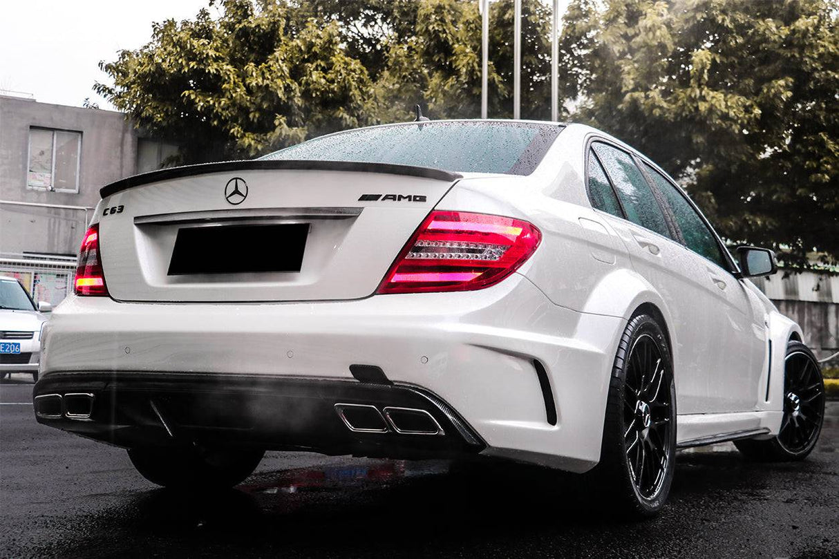 2012-2014 Mercedes Benz W204 C63 AMG Sedan BKSS Style Wide Full Body Kit