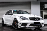 2012-2014 Mercedes Benz W204 C63 AMG Sedan BKSS Style Wide Full Body Kit