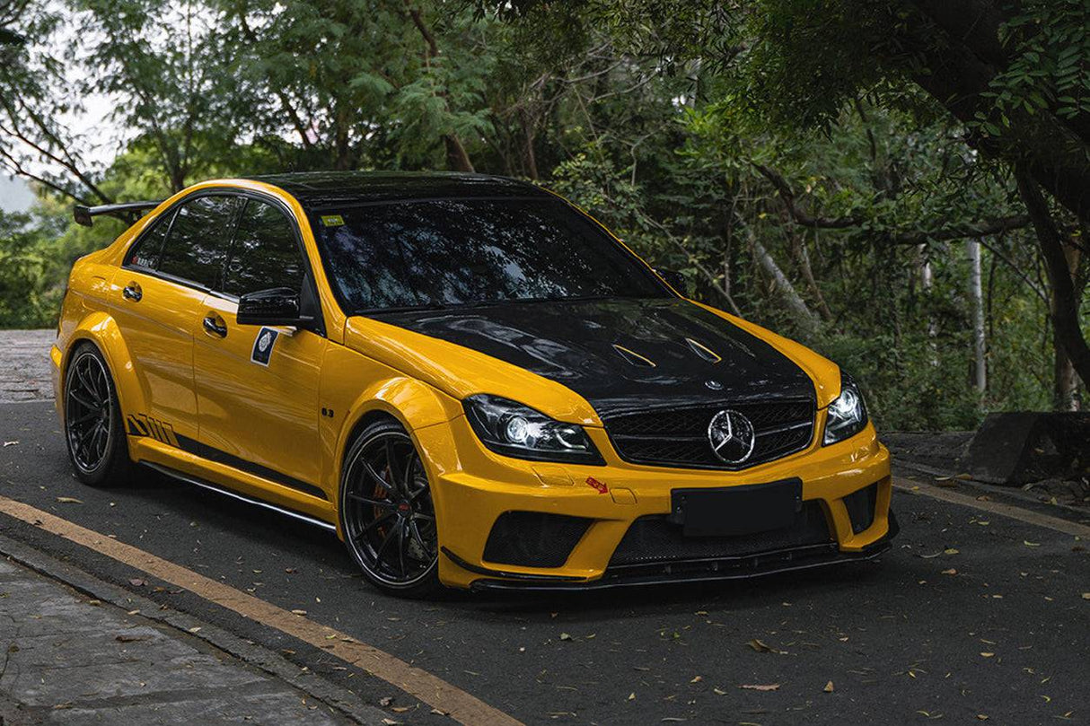 2012-2014 Mercedes Benz W204 C63 AMG Sedan BKSS Style Wide Full Body Kit