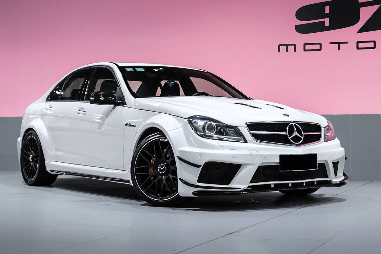 2012-2014 Mercedes Benz W204 C63 AMG Sedan BKSS Style Wide Full Body Kit