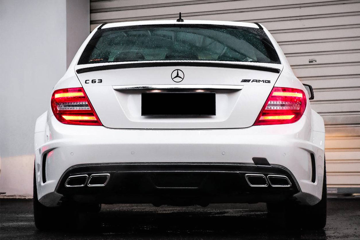 2012-2014 Mercedes Benz W204 C63 AMG Sedan BKSS Style Wide Full Body Kit