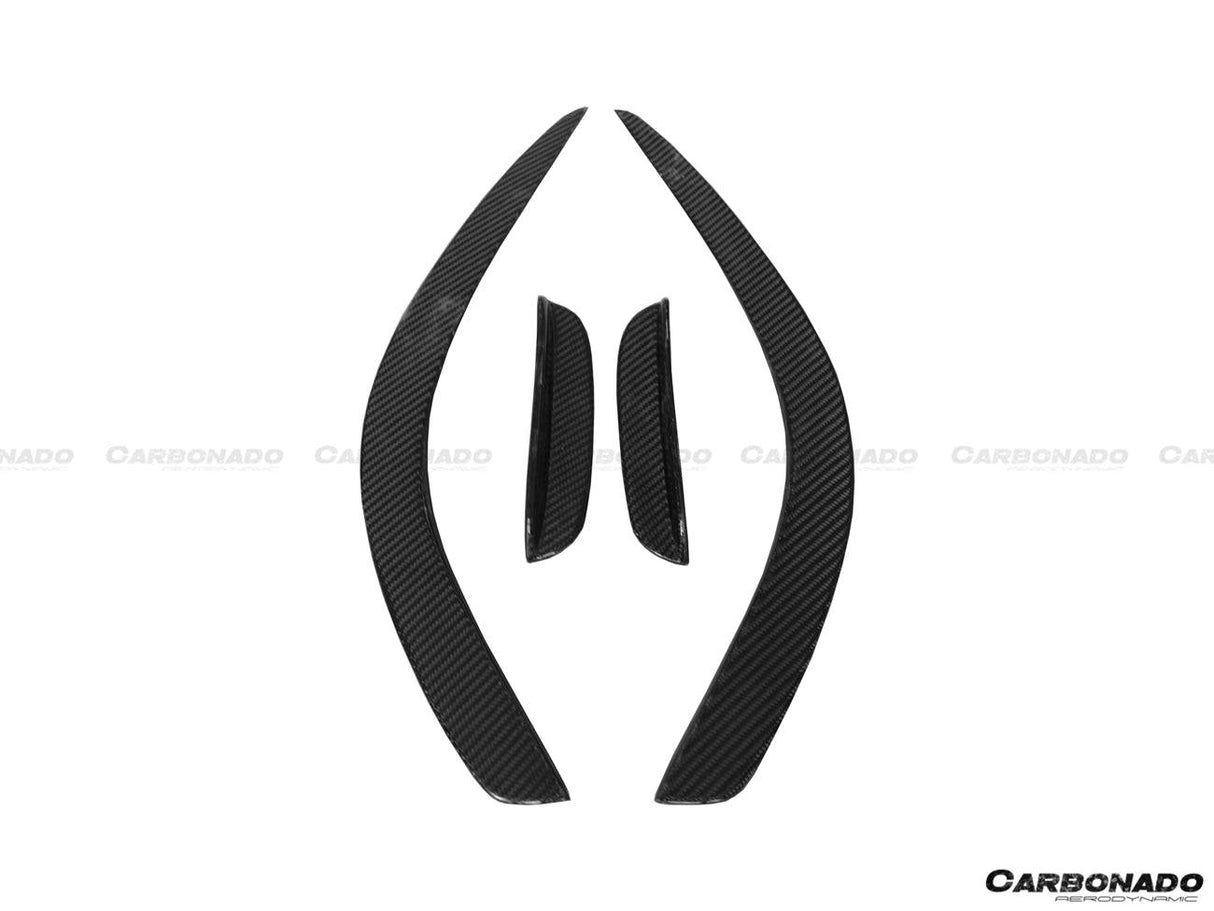 2012-2014 Mercedes Benz W204 C63 AMG Sedan | Coupe BK Style Front Bumper Canard