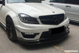 2012-2014 Mercedes Benz W204 C63 AMG Sedan | Coupe BK Style Front Bumper Canard