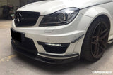 2012-2014 Mercedes Benz W204 C63 AMG Sedan | Coupe BK Style Front Bumper Canard