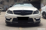 2012-2014 Mercedes Benz W204 C63 AMG Sedan | Coupe BK Style Front Bumper Canard