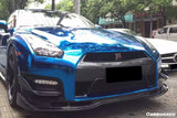 2008-2011 Nissan GTR R35 CBA BSE Style Part Carbon Fiber Front Lip With Undertray