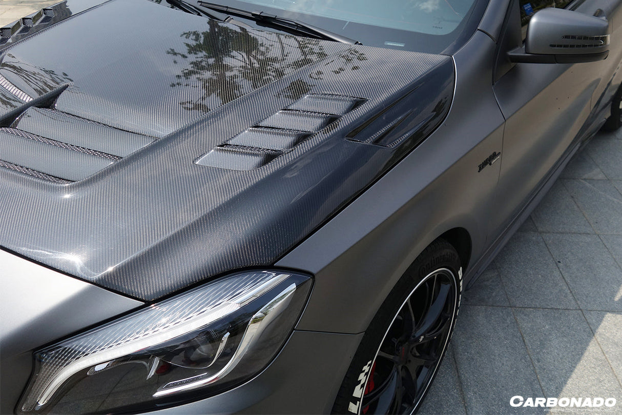2012-2018 Mercedes Benz W176 A45 AMG VA Style Hood