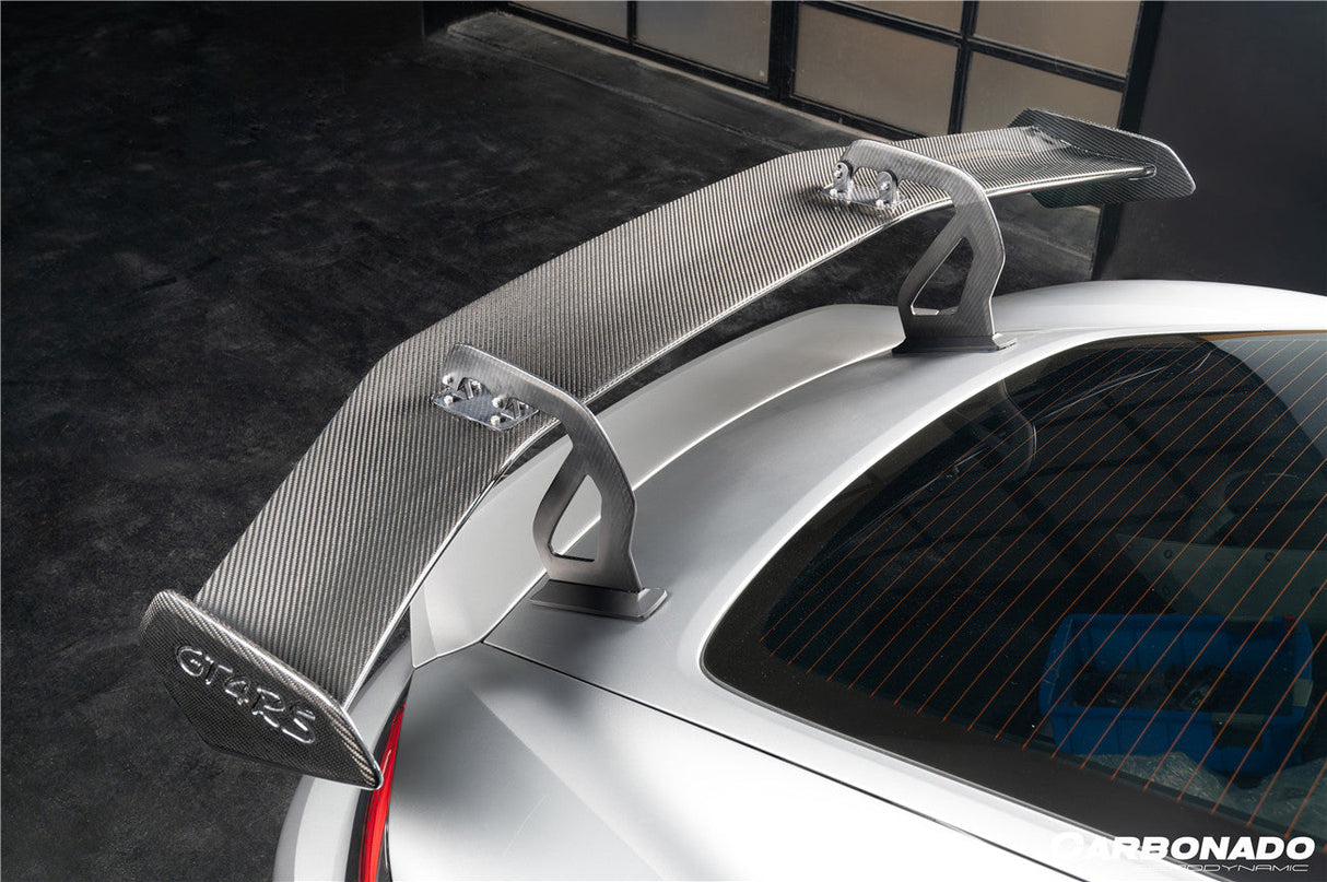 2012-2025 Porsche 718 981 Cayman Boxster GT4RS Style Dry Carbon Fiber Spoiler Wing