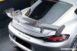 2012-2025 Porsche 718 981 Cayman Boxster GT4RS Style Dry Carbon Fiber Spoiler Wing