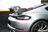 2012-2025 Porsche 718 981 Cayman Boxster GT4RS Style Dry Carbon Fiber Spoiler Wing