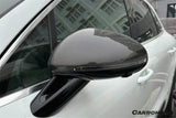 2014-2024 Porsche Macan 95B Dry Carbon Fiber Mirror Housing Replacement | Fits T, S, GTS, Turbo, Turbo S, 4 Electric, Turbo (NO BSA Holes)