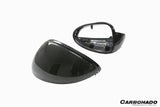2014-2024 Porsche Macan 95B Dry Carbon Fiber Mirror Housing Replacement | Fits T, S, GTS, Turbo, Turbo S, 4 Electric, Turbo (NO BSA Holes)