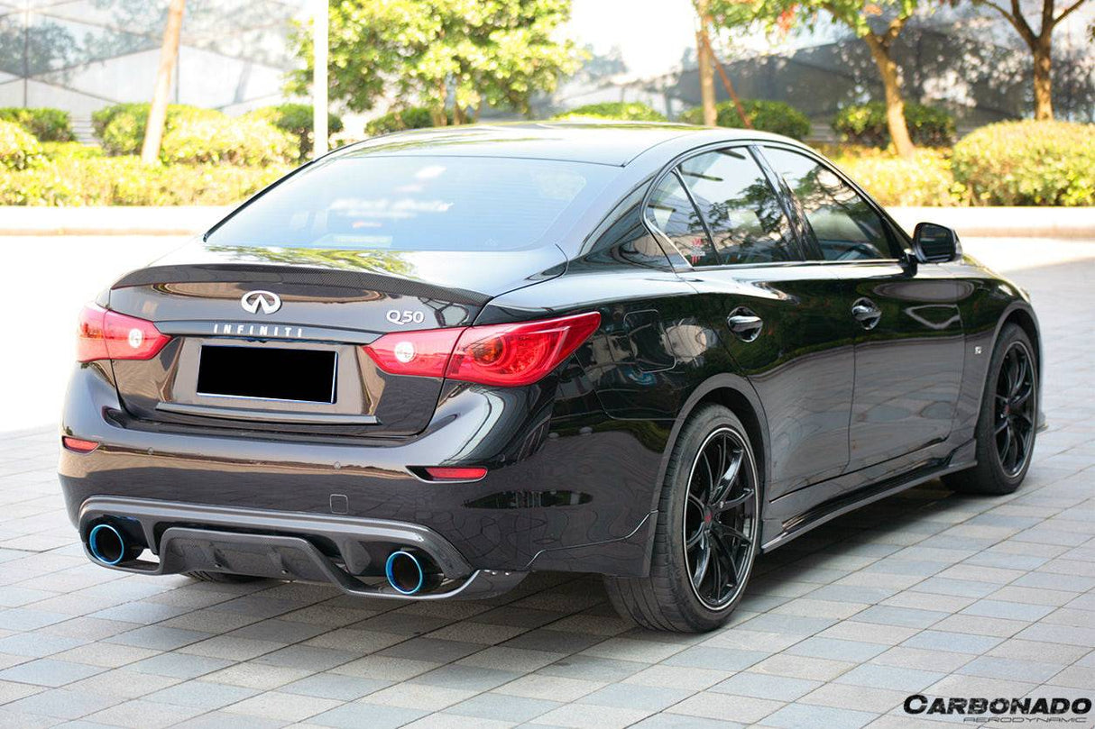 2014-2017 Infiniti Q50 Sedan SN Style Rear Lip