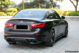 2014-2024 Infiniti Q50 Sedan DP Style Carbon Fiber Trunk Spoiler