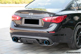 2014-2024 Infiniti Q50 Sedan DP Style Carbon Fiber Trunk Spoiler