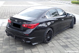 2014-2024 Infiniti Q50 Sedan SN Style Carbon Fiber Trunk Spoiler