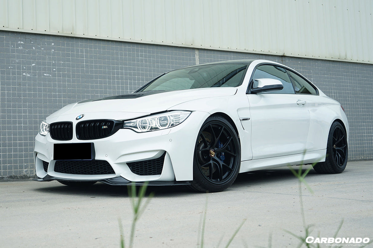 2014-2020 BMW M3 F80 M4 F82 SM Style Carbon Fiber Front Lip | Fits M3 F80, M4 F82, F83 M4