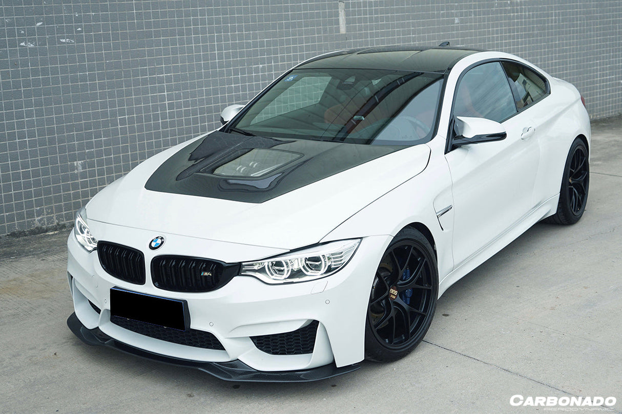 2014-2020 BMW M3 F80 M4 F82 SM Style Carbon Fiber Front Lip | Fits M3 F80, M4 F82, F83 M4