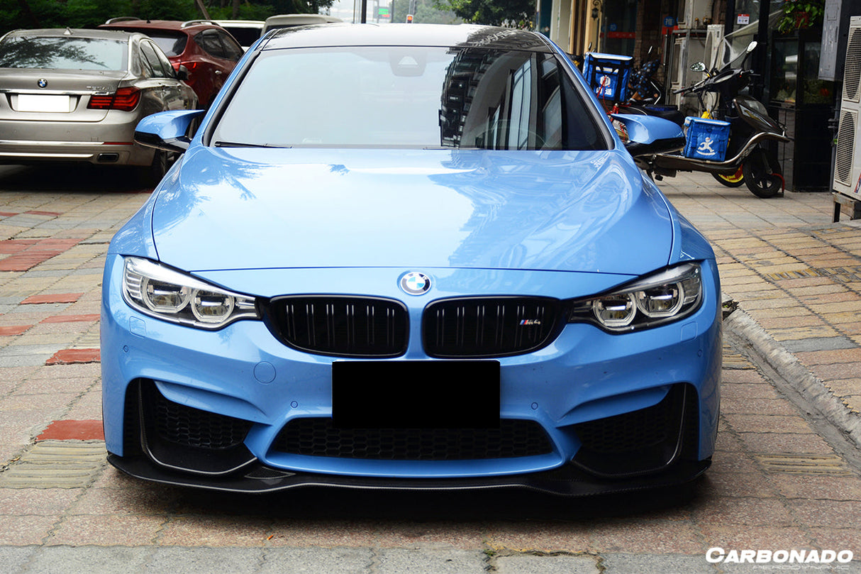 2014-2020 BMW M3 F80 M4 F82 SM Style Carbon Fiber Front Lip | Fits M3 F80, M4 F82, F83 M4