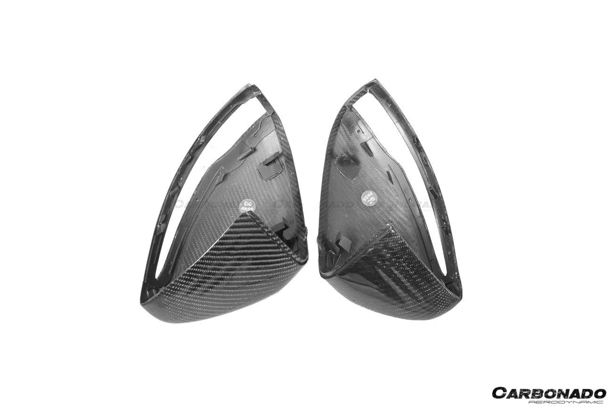 2014-2021 Mercedes Benz W205 W222 C217 E-Class W213 Autoclave Carbon Fiber Mirror Housing Replacement Carbonado (OE) Fits: C-Class, C43 AMG, C63 AMG, S-Class, S63 AMG, S-Class Coupe, S63 AMG Coupe, E-Class, E63 AMG