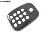 2015-2020 Ferrari 488 GTB Spider Dry Carbon Fiber Rear Black Light Cover With Camera Hole