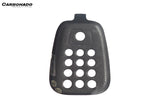 2015-2020 Ferrari 488 GTB Spider Dry Carbon Fiber Rear Black Light Cover With Camera Hole