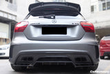 2016-2018  Mercedes Benz  W176 A45 AMG BKSS Style Carbon Fiber Rear Bumper Canards