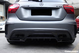 2016-2018 Mercedes Benz W176 A45 AMG RZS Style Carbon Fiber Rear Lip
