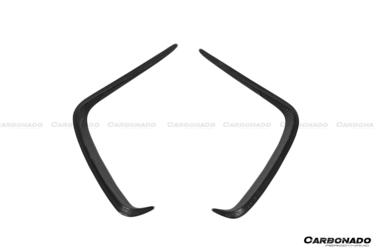 2016-2018  Mercedes Benz  W176 A45 AMG BKSS Style Carbon Fiber Rear Bumper Canards