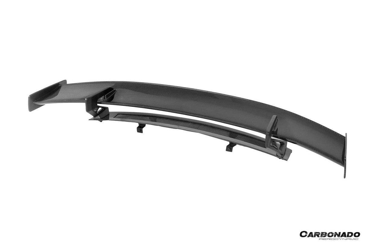 2016-2025 Audi R8 GEN2 Coupe ONLY GT Style DRY Carbon Fiber Trunk Wing with Base and Aluminum Legs