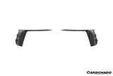 Carbonado 2017-2019 Porsche 911 991.2 GT3 OE Style Dry Carbon Fiber Front Bumper Daytime Running Light Trims