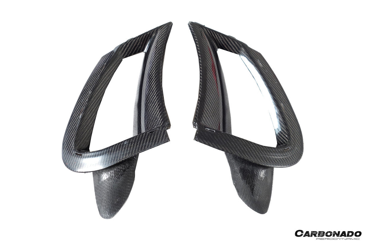 2017-2022 McLaren 720S Carbon Fiber Front Bumper Side Air Vents Replacement