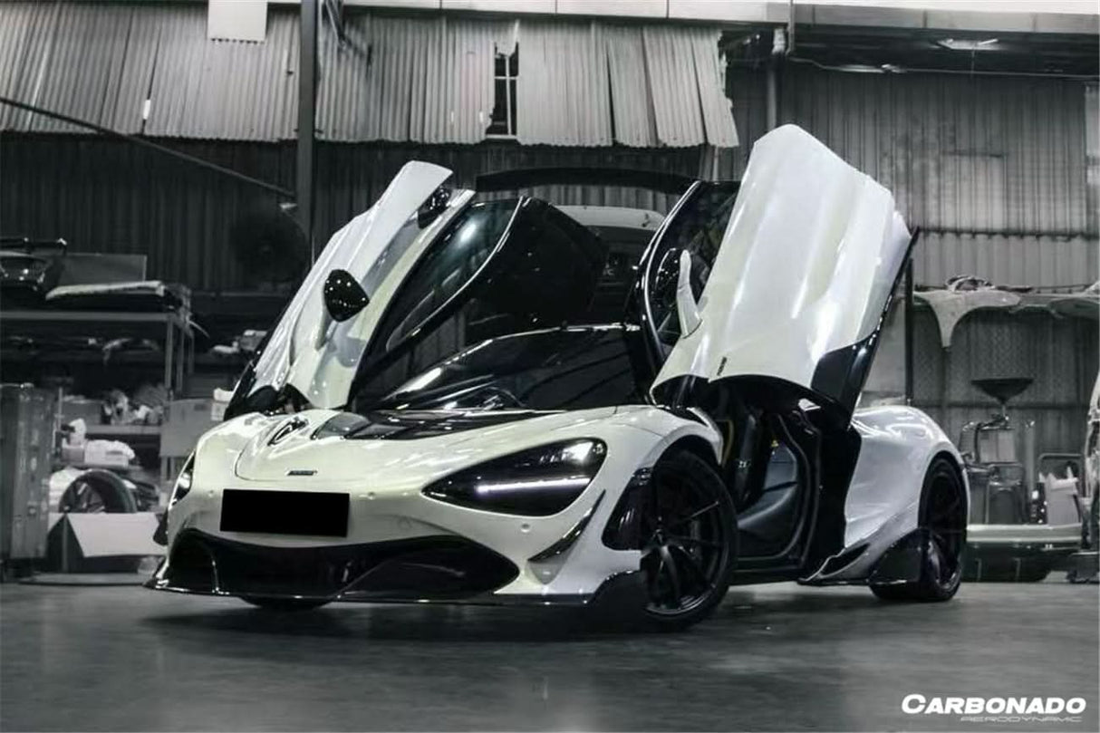 2017-2022 McLaren Autoclave Carbon Fiber Front Lip Carbonado (RT) Fits: 720S Spider, 720S Coupe
