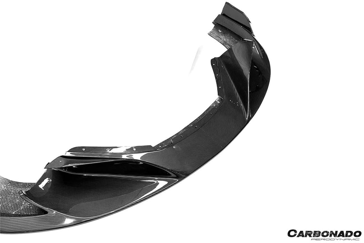 2017-2022 McLaren Autoclave Carbon Fiber Front Lip Carbonado (RT) Fits: 720S Spider, 720S Coupe