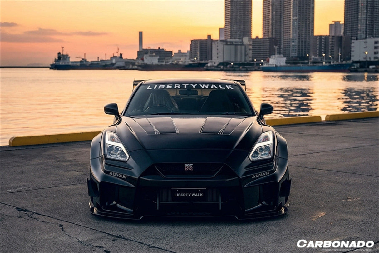 2017-2023 Nissan GTR R35 EBA LB3 Style Carbon Fiber Hood