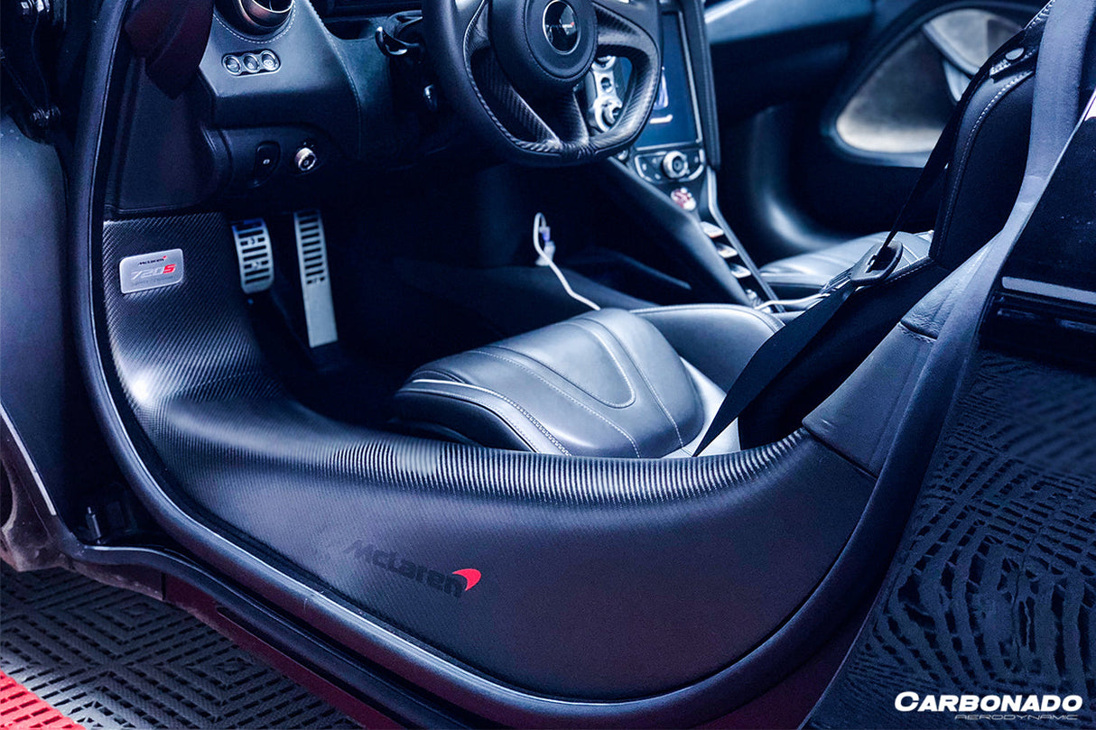 2017-2023 McLaren 720s, 765LT Dry Carbon Fiber Door Sills