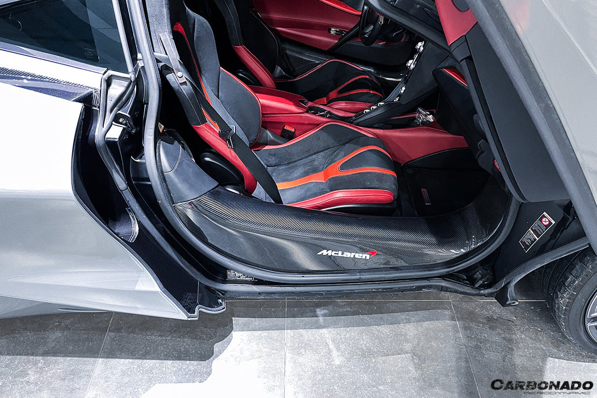 2017-2023 McLaren 720s, 765LT Dry Carbon Fiber Door Sills