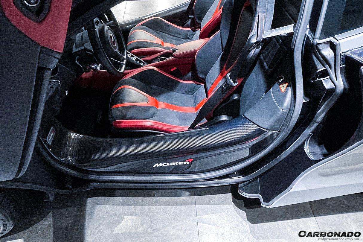 2017-2023 McLaren 720s, 765LT Dry Carbon Fiber Door Sills