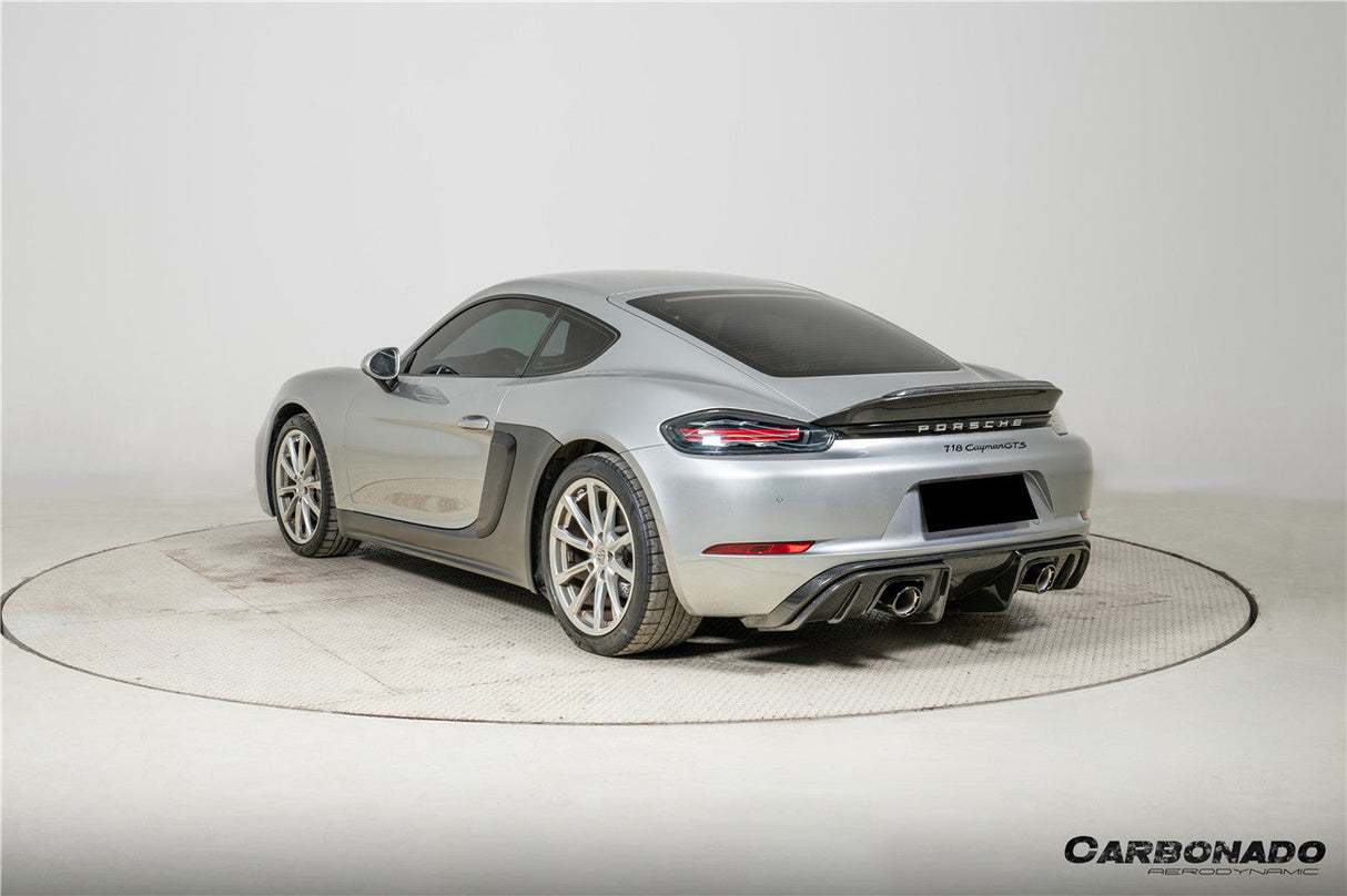 2017-2025 Porsche 718 Boxster Spyder RS Style Autoclave Carbon Fiber Spoiler
