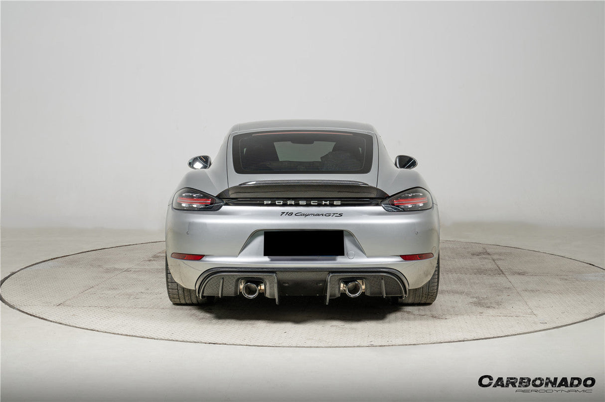 2017-2025 Porsche 718 Boxster Spyder RS Style Autoclave Carbon Fiber Spoiler