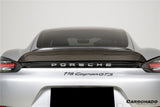 2017-2025 Porsche 718 Boxster Spyder RS Style Autoclave Carbon Fiber Spoiler