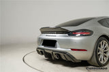 2017-2025 Porsche 718 Boxster Spyder RS Style Autoclave Carbon Fiber Spoiler