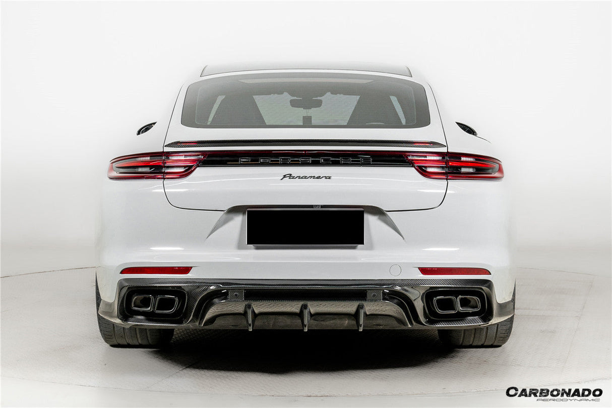 2017-2023 Porsche Panamera 971 KDA Style Dry Carbon Fiber Trunk Spoiler