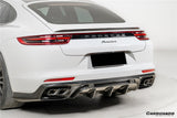 2017-2023 Porsche Panamera 971 KDA Style Dry Carbon Fiber Trunk Spoiler