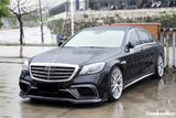 2018-2020 Mercedes Benz W222.2 S63 AMG BRS Style Carbon Fiber Front Lip