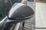 2018-2025 Porsche Cayenne 9Y0 9YA 9YB TKT Style Autoclave Carbon Fiber Mirror Housing Replacement | Fits Cayenne S, Cayenne Coupé, E-Hybrid, GTS, Turbo LHD